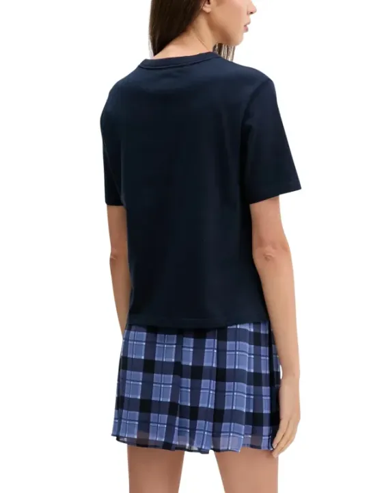 Tommy Hilfiger Jeans Damen T-Shirt Blau | online kaufen