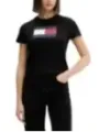 Tommy Hilfiger Jeans Frau T-Shirt Schwarz | online kaufen