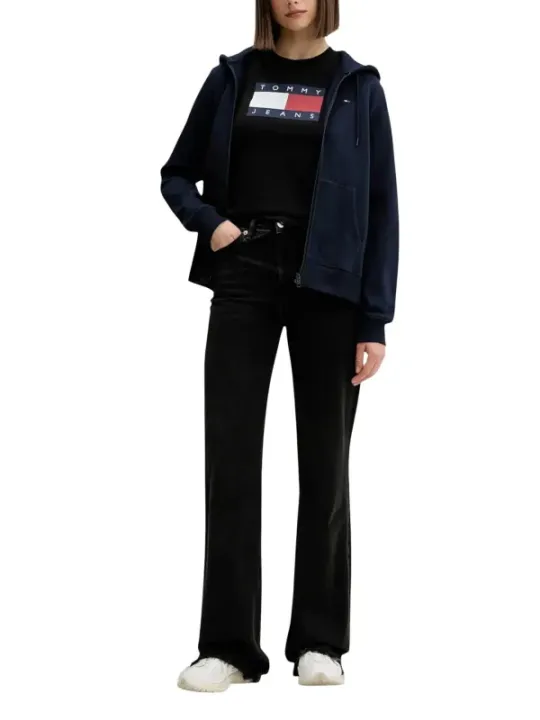 Tommy Hilfiger Jeans Frau T-Shirt Schwarz | online kaufen