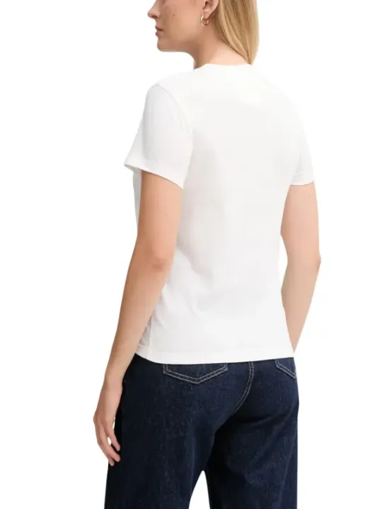 Tommy Hilfiger Jeans Damen T-Shirt Weiß | online kaufen