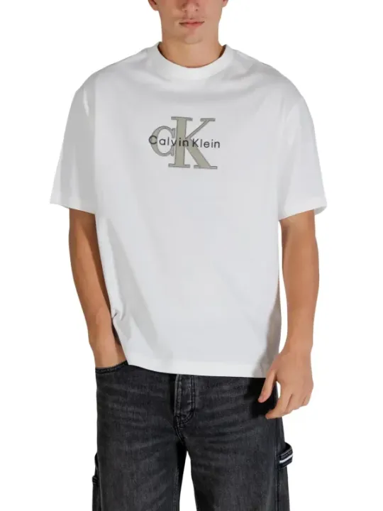 Calvin Klein Jeans Herren T-Shirt Weiß | online kaufen