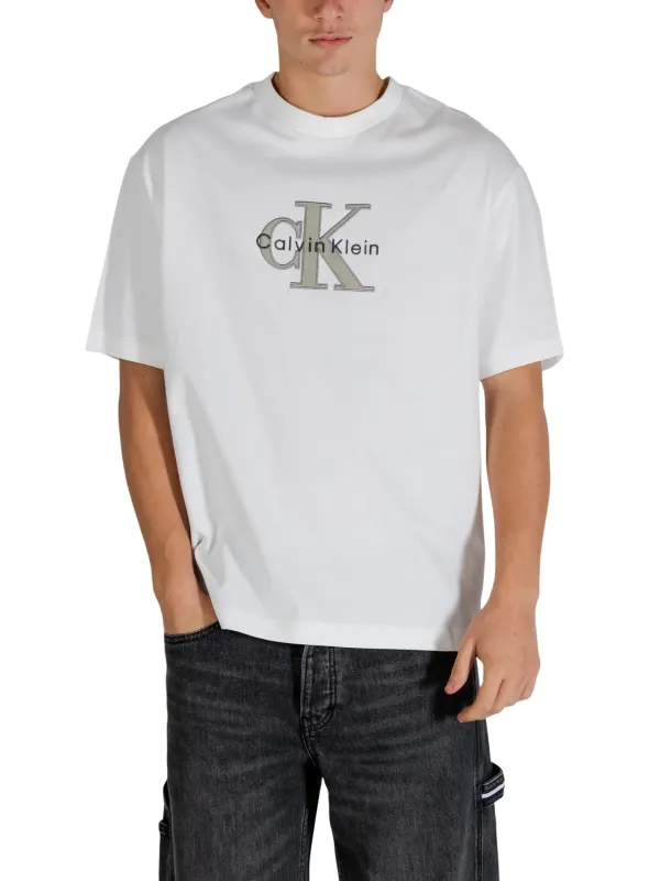 Calvin Klein Jeans Herren T-Shirt Weiß | online kaufen