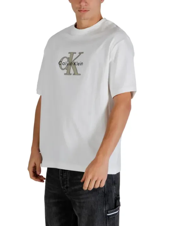 Calvin Klein Jeans Herren T-Shirt Weiß | online kaufen