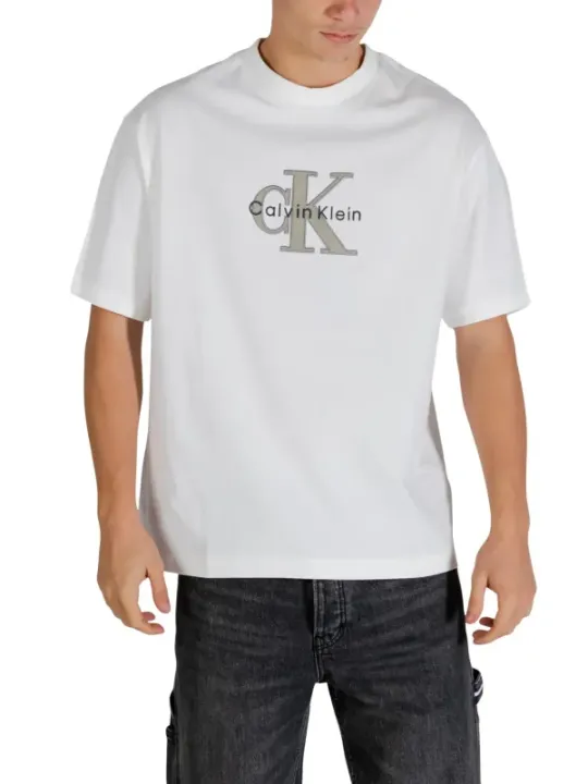 Calvin Klein Jeans Herren T-Shirt Weiß | online kaufen