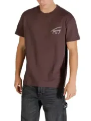 Tommy Hilfiger Jeans Herren T-Shirt Braun | online kaufen