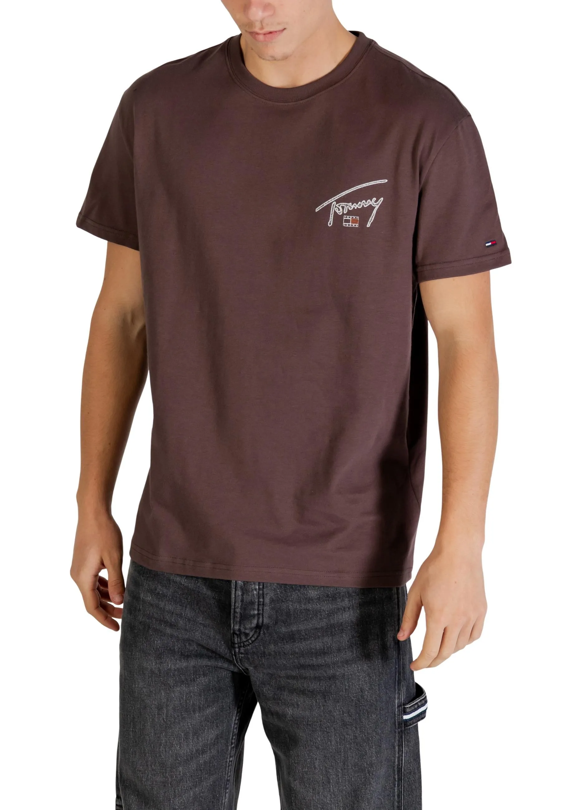 Herren T-Shirt Braun 497383