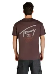 Tommy Hilfiger Jeans Herren T-Shirt Braun | online kaufen