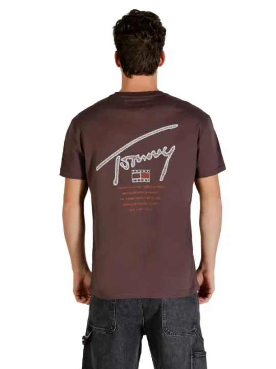 Tommy Hilfiger Jeans Herren T-Shirt Braun | online kaufen