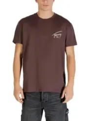 Tommy Hilfiger Jeans Herren T-Shirt Braun | online kaufen