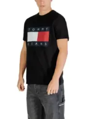 Tommy Hilfiger Jeans Herren T-Shirt Schwarz | online kaufen