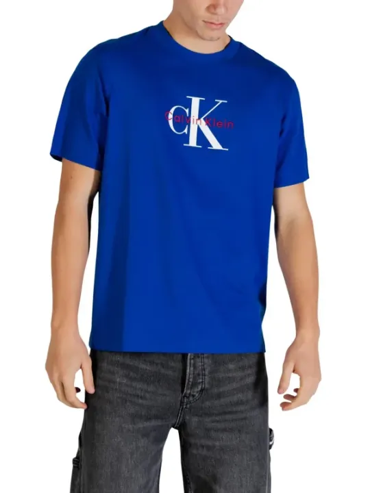 Calvin Klein Jeans Herren T-Shirt Blau | online kaufen