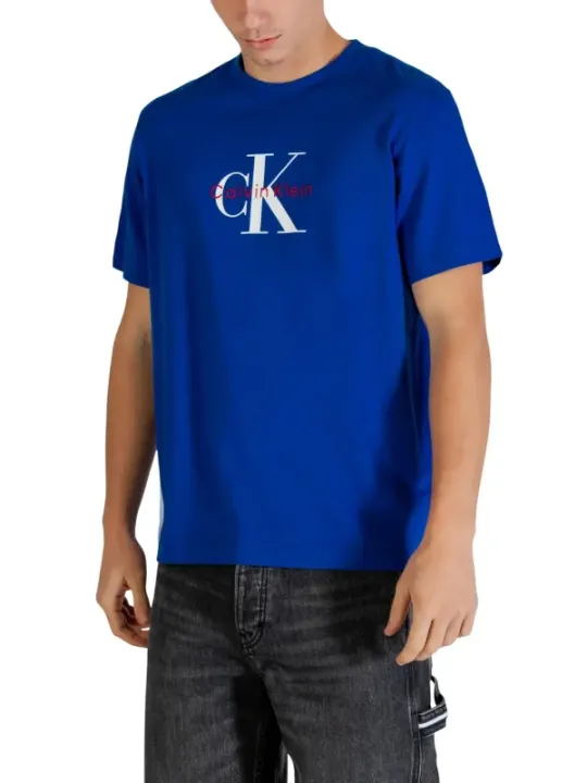 Calvin Klein Jeans Herren T-Shirt Blau | online kaufen