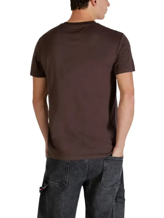 Tommy Hilfiger Jeans Herren T-Shirt Braun | online kaufen