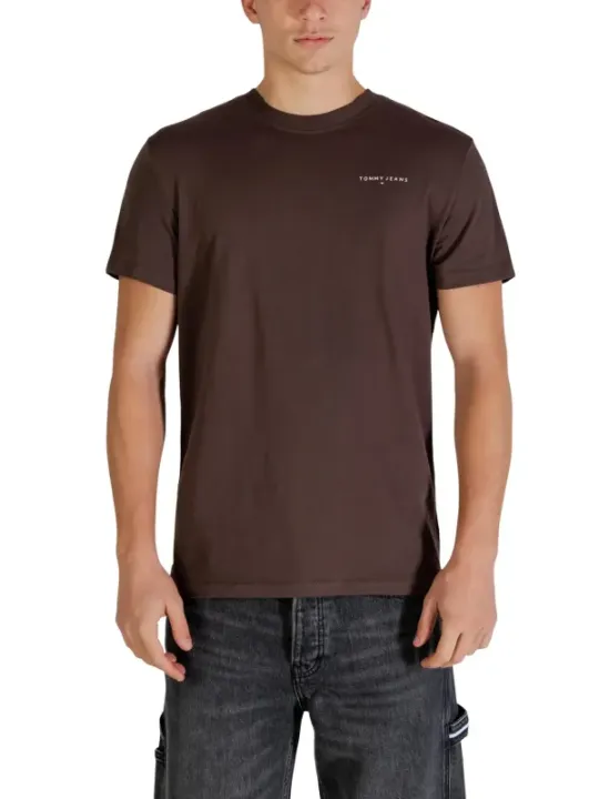 Tommy Hilfiger Jeans Herren T-Shirt Braun | online kaufen