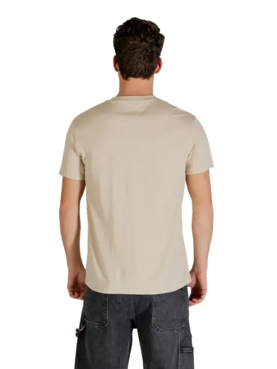 Tommy Hilfiger Jeans Herren T-Shirt Beige | online kaufen