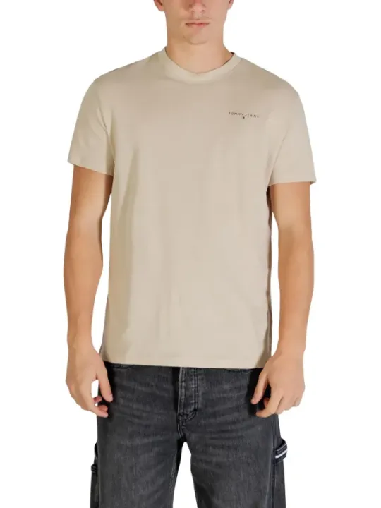 Tommy Hilfiger Jeans Herren T-Shirt Beige | online kaufen