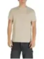 Tommy Hilfiger Jeans Herren T-Shirt Beige | online kaufen