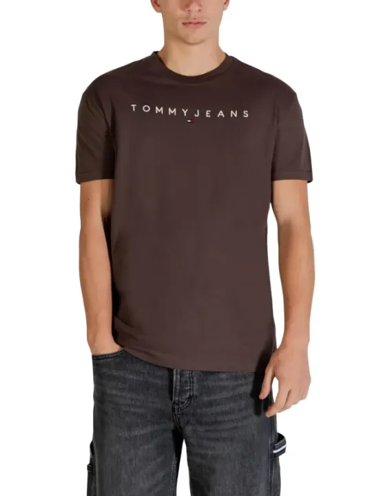 Tommy Hilfiger Jeans Herren T-Shirt Braun | online kaufen
