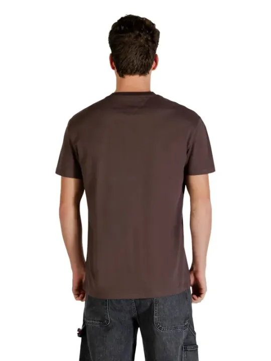 Tommy Hilfiger Jeans Herren T-Shirt Braun | online kaufen