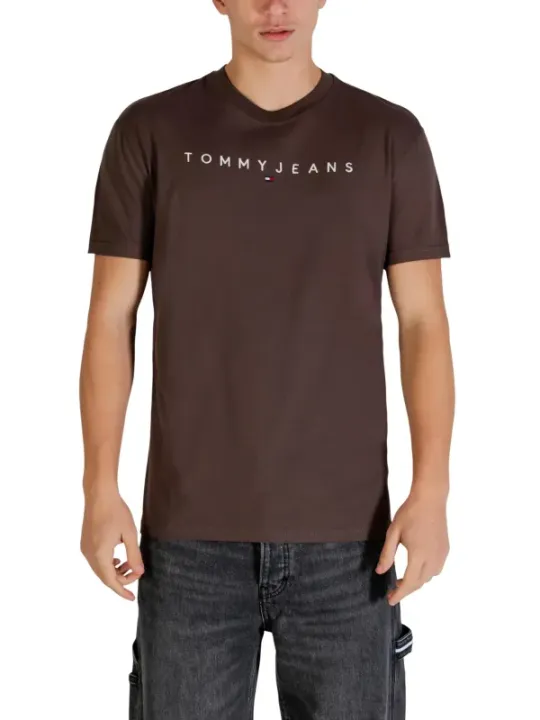 Tommy Hilfiger Jeans Herren T-Shirt Braun | online kaufen