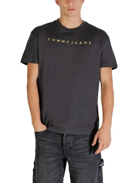 Tommy Hilfiger Jeans Herren T-Shirt Grau | online kaufen