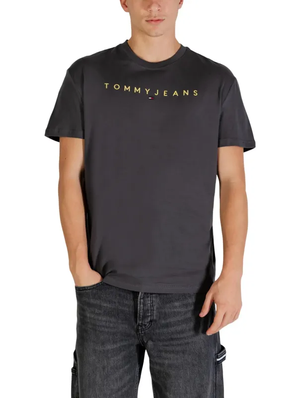 Tommy Hilfiger Jeans Herren T-Shirt Grau | online kaufen