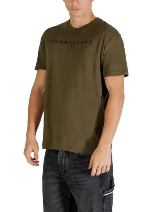 Tommy Hilfiger Jeans Herren T-Shirt Grün | online kaufen