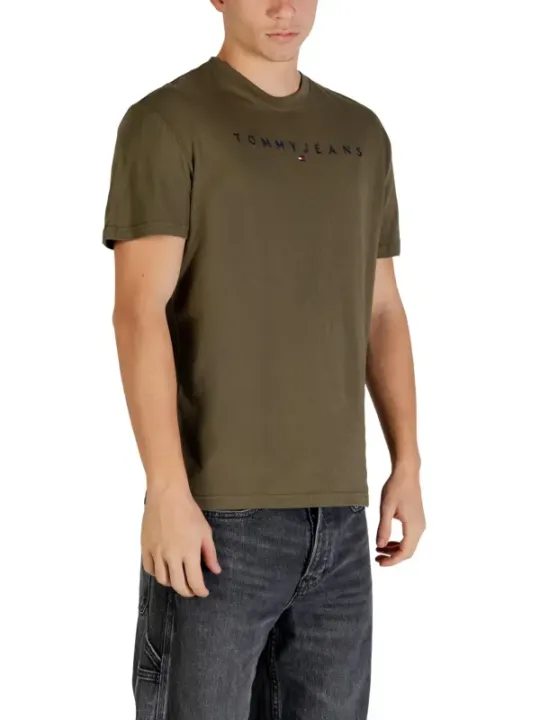 Tommy Hilfiger Jeans Herren T-Shirt Grün | online kaufen