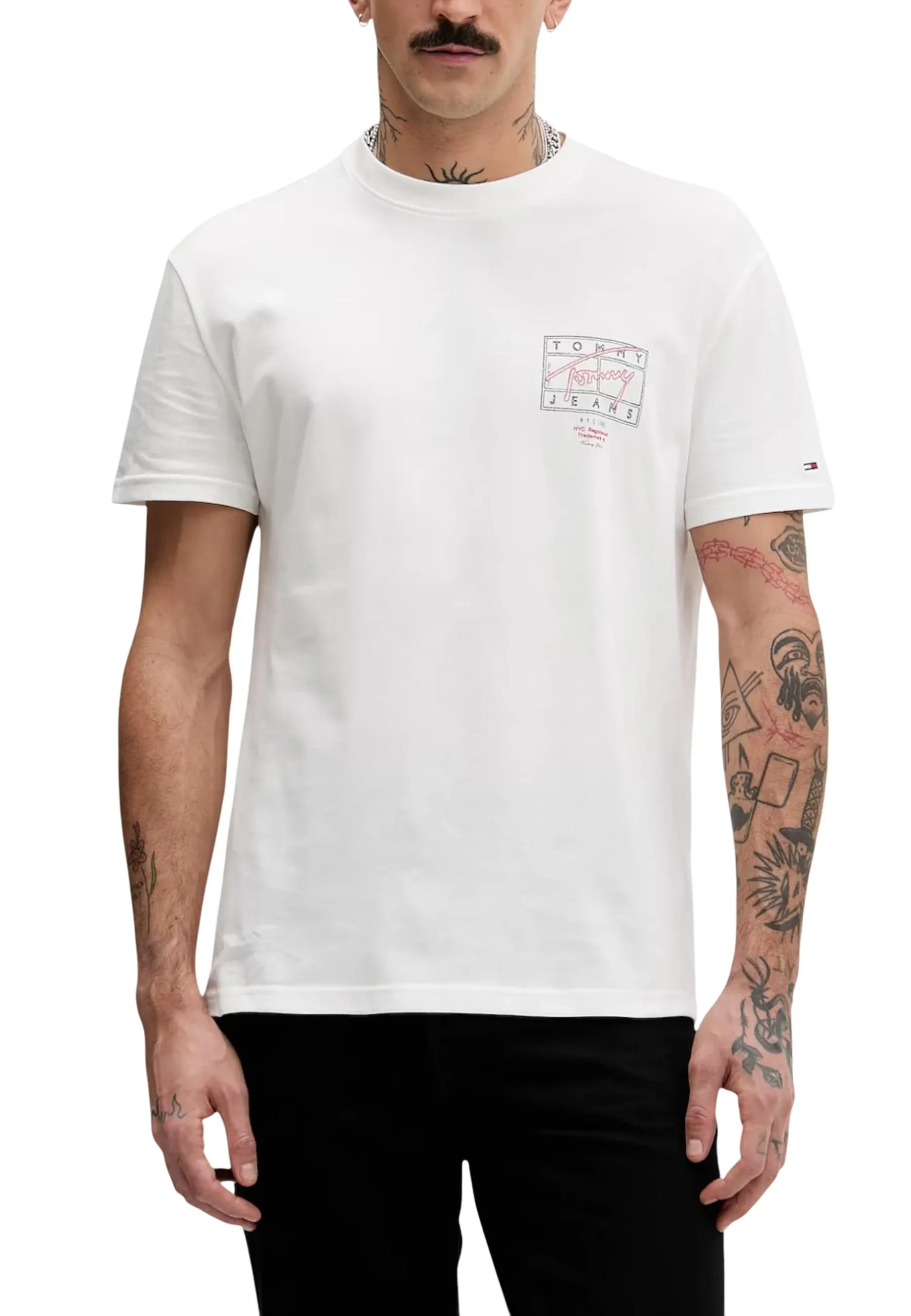 Herren T-Shirt Weiß 497239