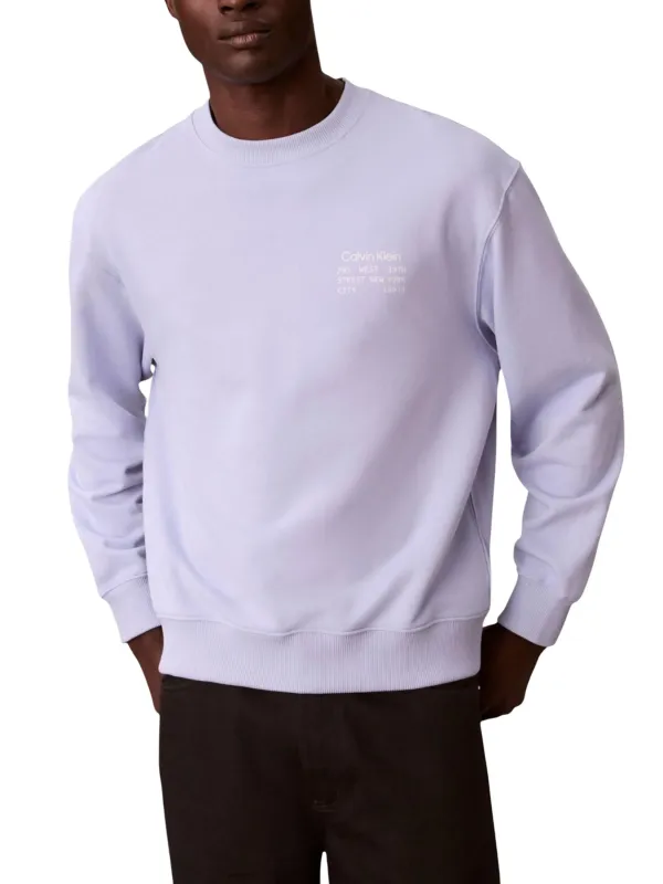 Calvin Klein Jeans Herren Fleece Lila | online kaufen