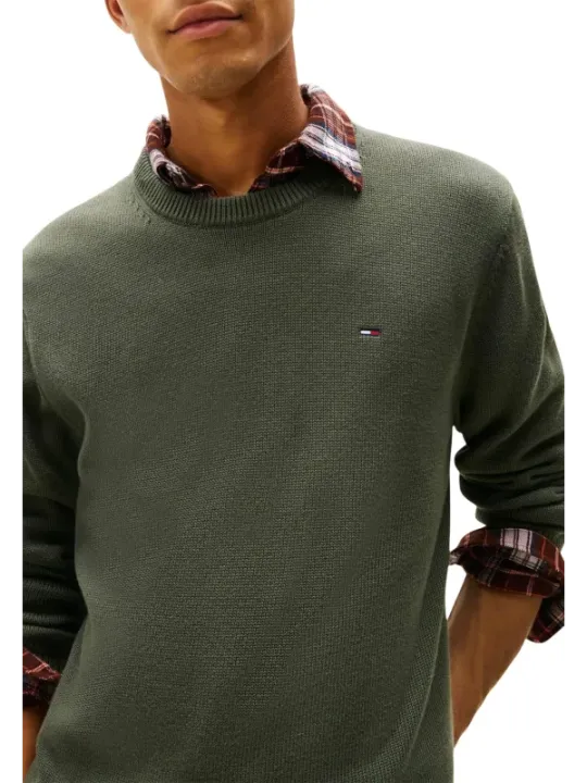 Tommy Hilfiger Jeans Herren Pullover Grün | online kaufen