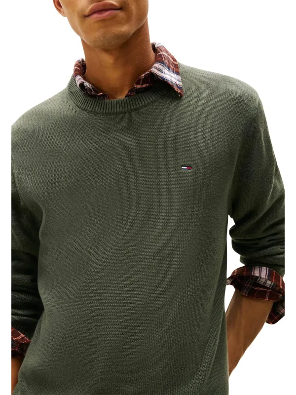 Tommy Hilfiger Jeans Herren Pullover Grün | online kaufen