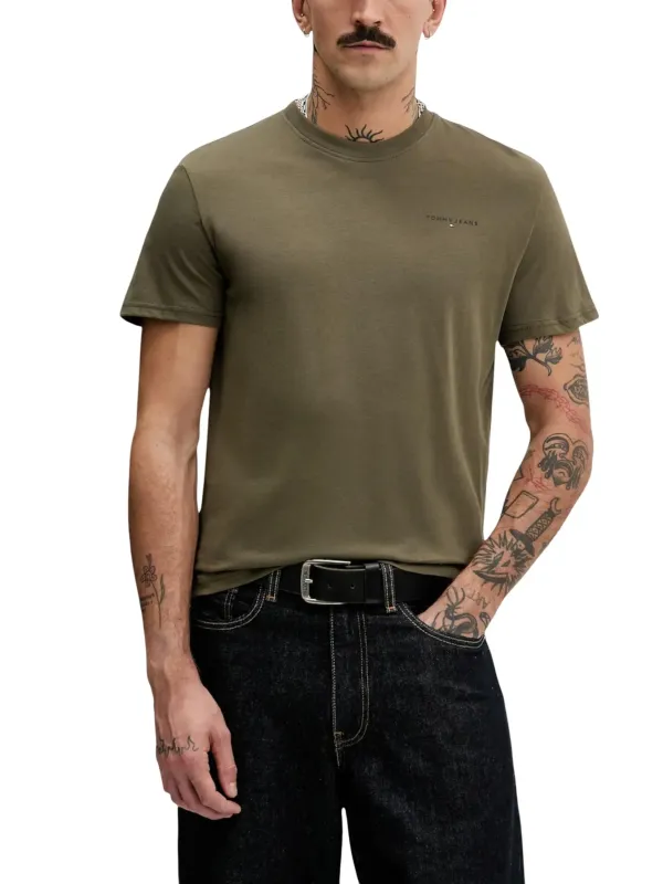 Tommy Hilfiger Jeans Herren T-Shirt Grün | online kaufen