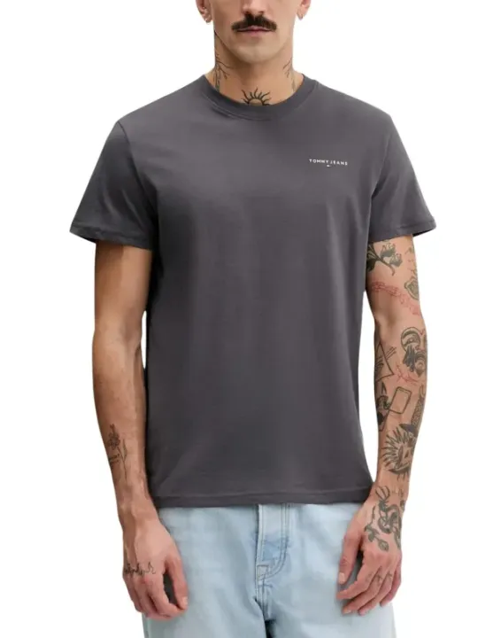 Tommy Hilfiger Jeans Herren T-Shirt Grau | online kaufen