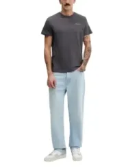 Tommy Hilfiger Jeans Herren T-Shirt Grau | online kaufen