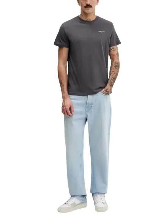 Tommy Hilfiger Jeans Herren T-Shirt Grau | online kaufen
