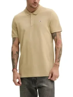 Tommy Hilfiger Jeans Herren T-Shirt Beige | online kaufen