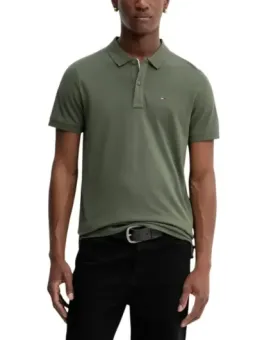 Grünes Tommy Hilfiger Herren Polo mieten | Flex-Fashion