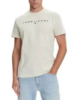 Tommy Hilfiger Jeans Herren T-Shirt Beige | online kaufen