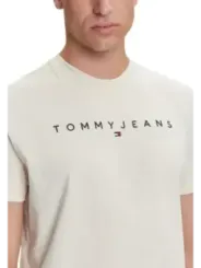 Tommy Hilfiger Jeans Herren T-Shirt Beige | online kaufen