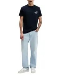 Tommy Hilfiger Jeans Herren T-Shirt Blau | online kaufen