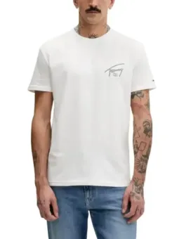 Tommy Hilfiger Jeans Herren T-Shirt Weiß | online kaufen