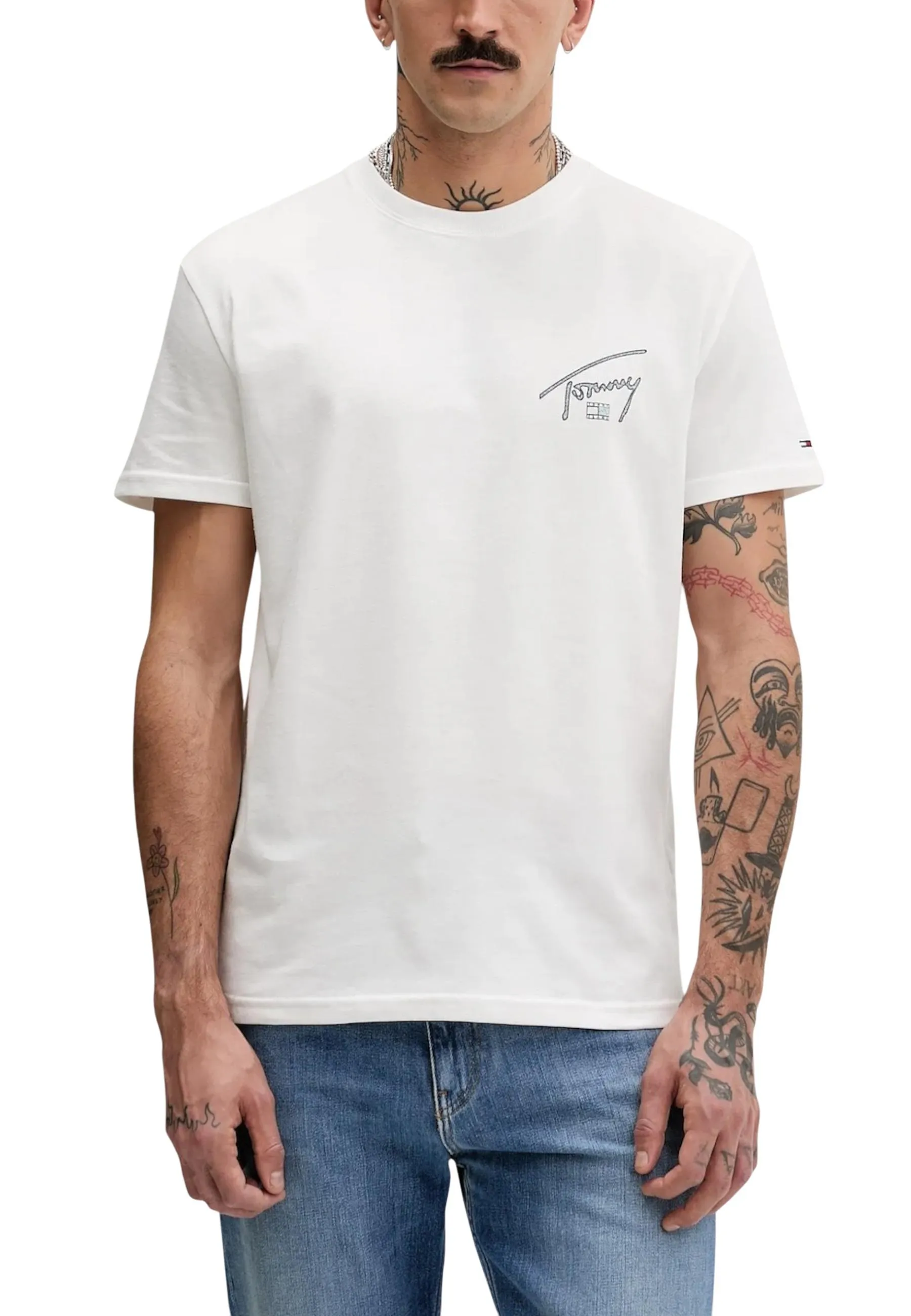 Herren T-Shirt Weiß 497243