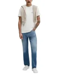 Tommy Hilfiger Jeans Herren T-Shirt Weiß | online kaufen