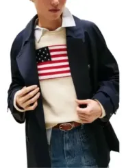 Tommy Hilfiger Damen Kostümjacken Blau | online kaufen