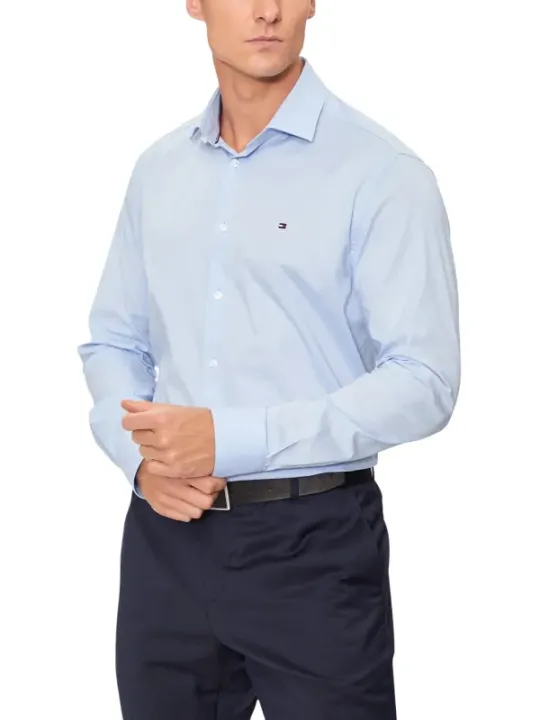 Tommy Hilfiger Herren Hemd Azurblau | online kaufen