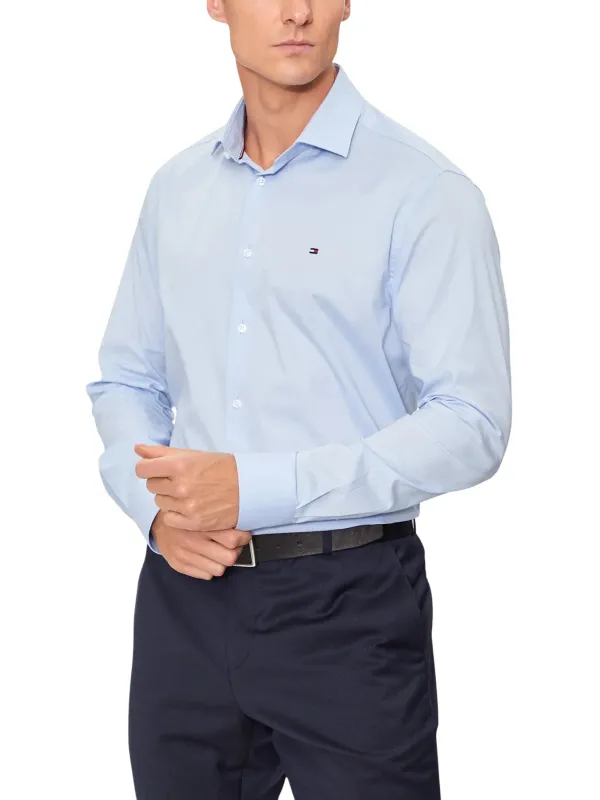 Tommy Hilfiger Herren Hemd Azurblau | online kaufen