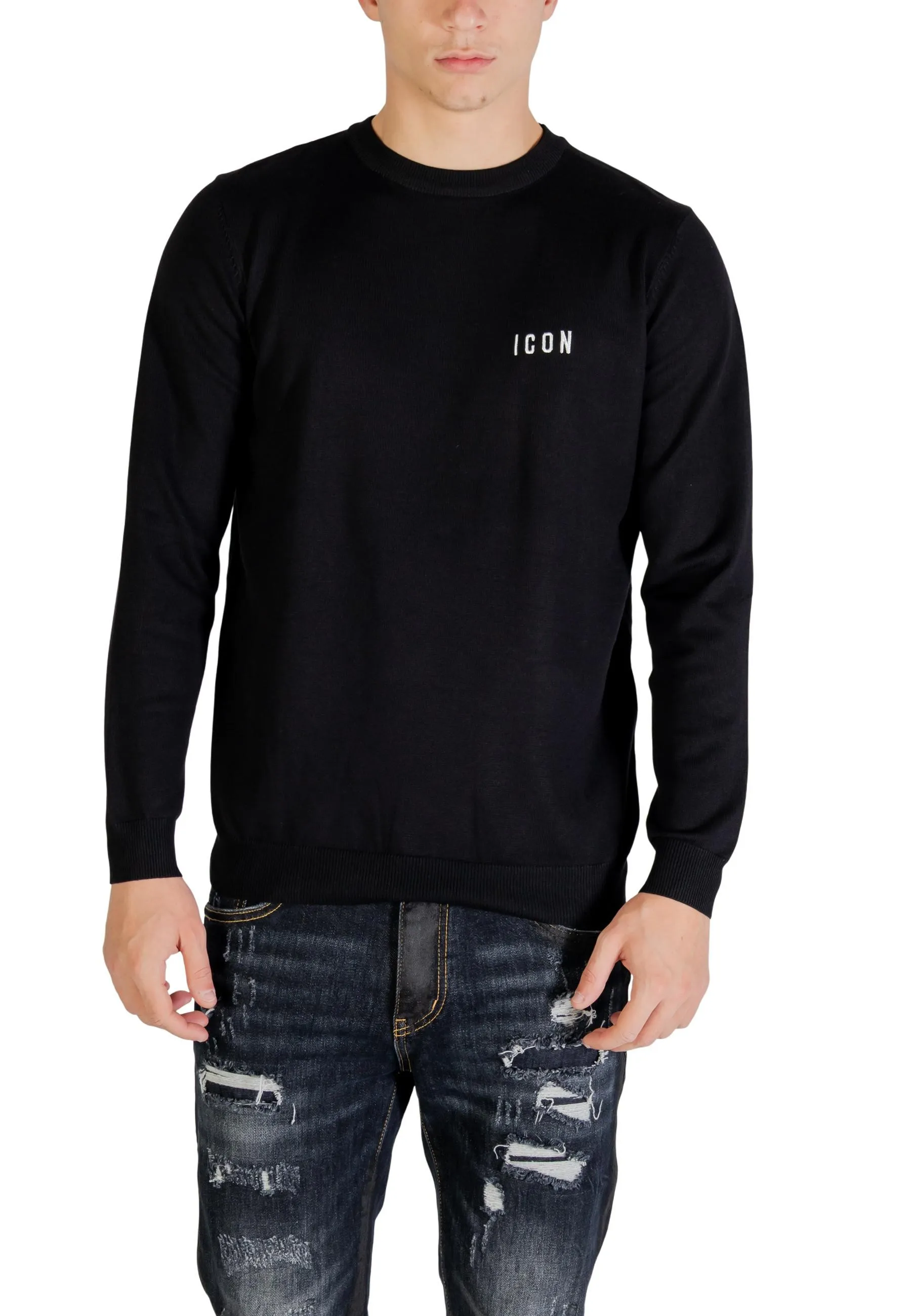 Icon Herren Pullover Schwarz 496893