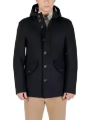 Yos Herren Mantel Schwarz | online kaufen