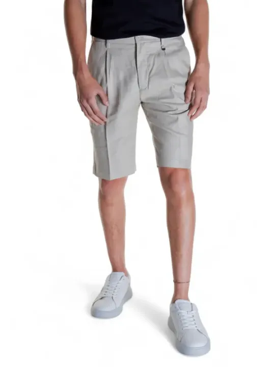Helle Chino-Shorts gerader Schnitt